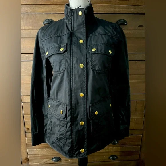 J.Crew Downtown Field Jacket S Black